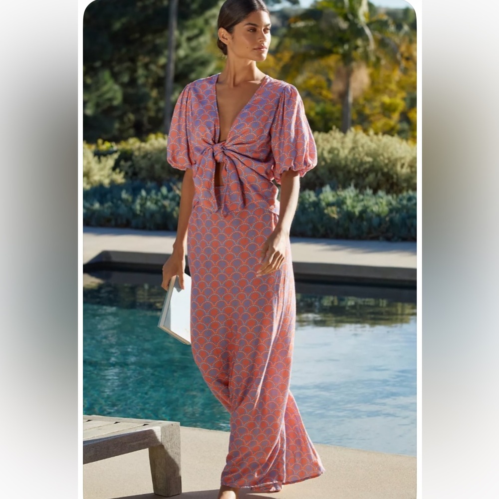BEACH RIOT Marta cutout maxi Dress from Anthropologie size small